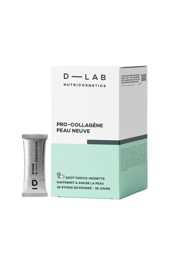Cure raffermissante - Pro-collagène - Choco noisette - 28 sticks