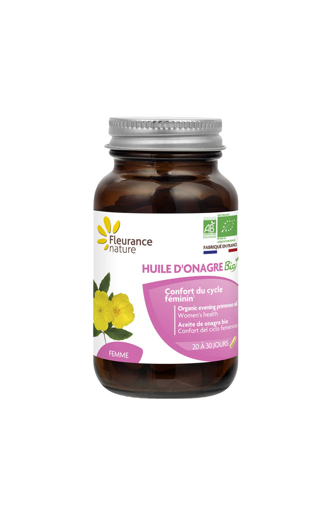 Cure confort féminin bio - Huile d'onagre - 20 à 30 jours