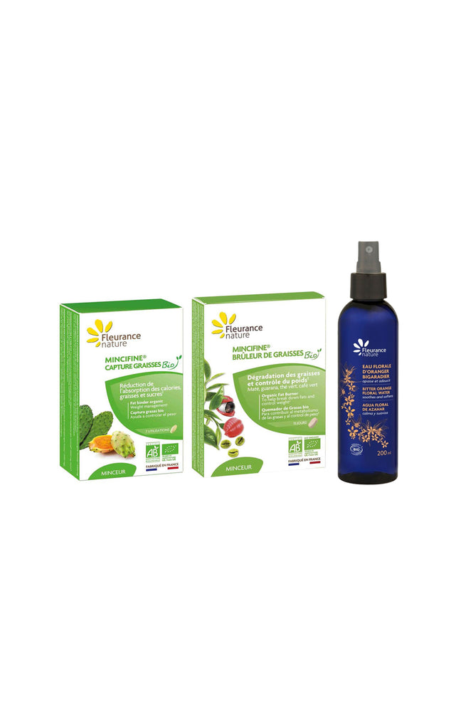 Eau florale apaisante & duo Mincifine (15 jours) - 3 produits