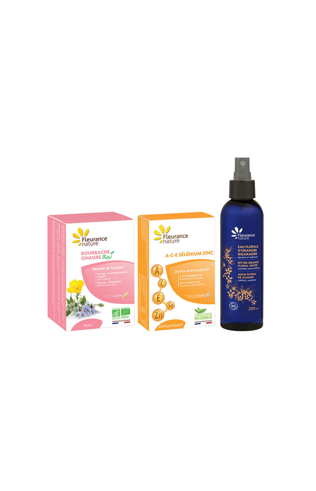 Eau florale apaisante & duo cures peau parfaite (2 x 1 mois) - 3 produits