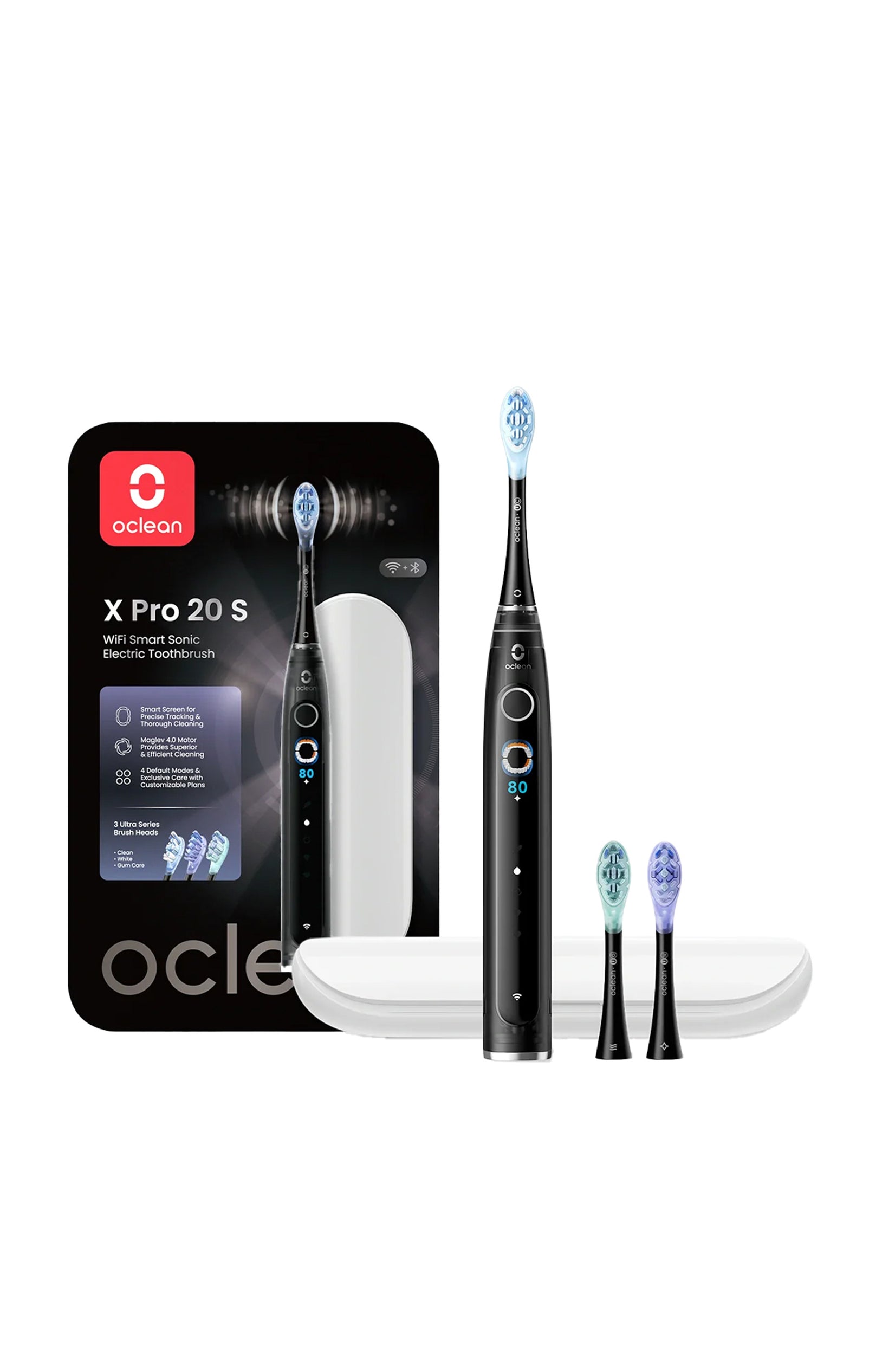 Set brosse à dents électrique & accessoires - X Pro 20 - Noir