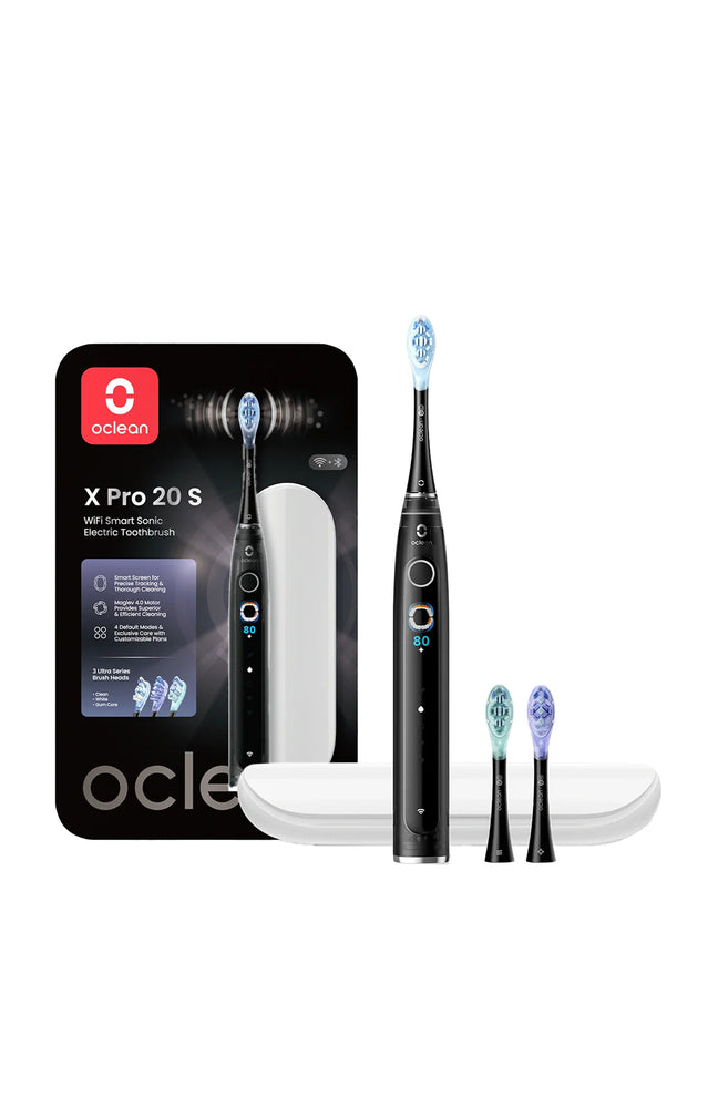 Set brosse à dents électrique & accessoires - X Pro 20 - Noir