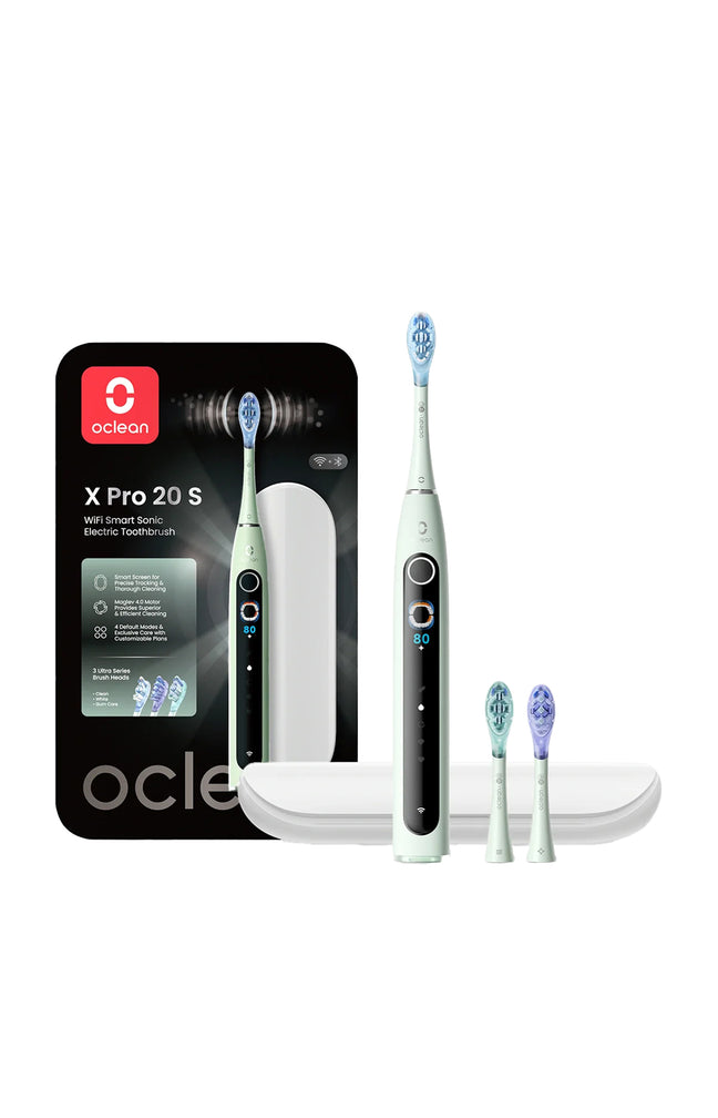 Set brosse à dents électrique & accessoires - X Pro 20 - Vert