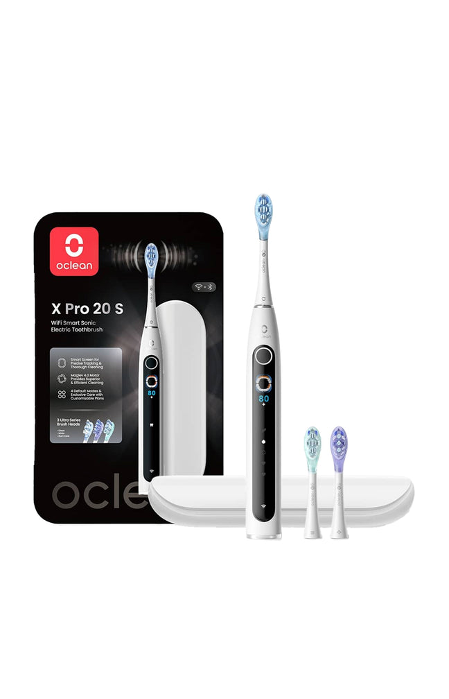 Set brosse à dents électrique & accessoires - X Pro 20 - Blanc