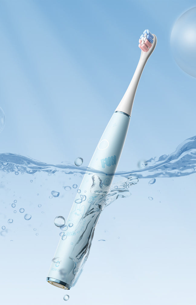 Brosse à dents électrique pour enfant - Bleu