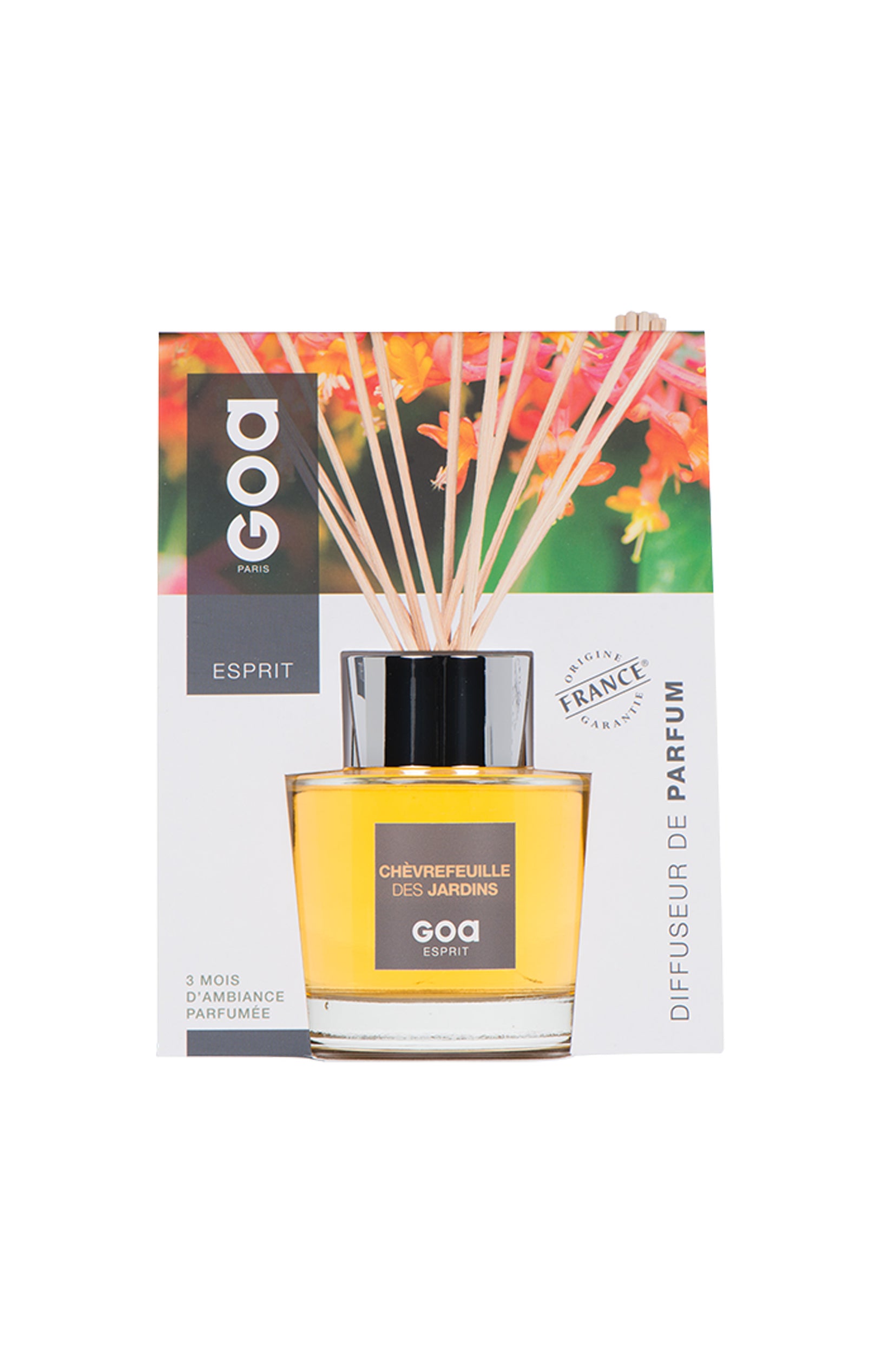 Bouquet parfumé Goatier Esprit - Chèvrefeuille des jardins - 200 ml