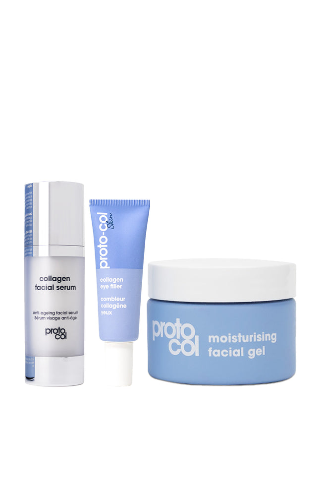 Routine hydratante - Collagène - Visage - 3 produits