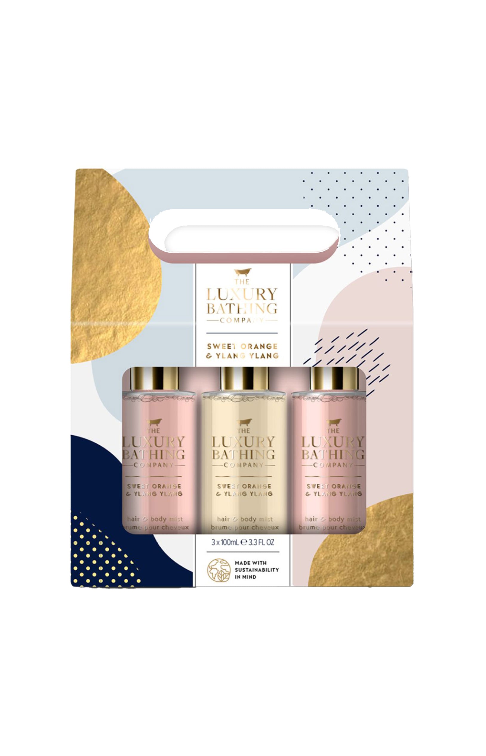 Trio brumes corporelles - Sweet Orange  & Ylang Ylang