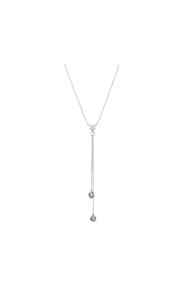 Collier Cordou - Or blanc 375/1000 & diamant