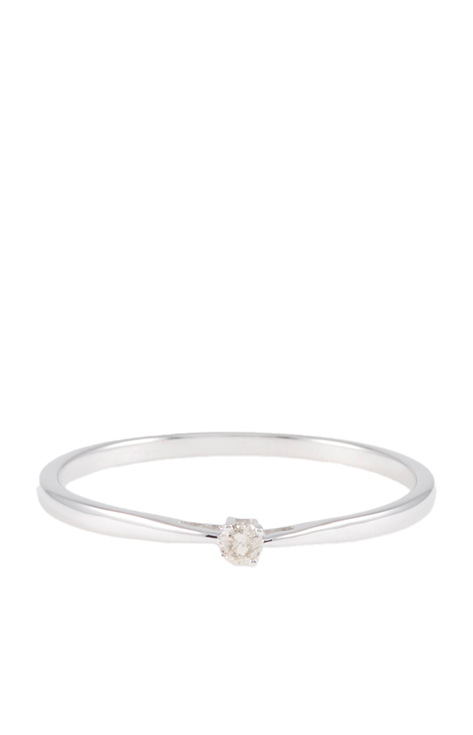 Bague Mayte - Or blanc 375/1000 & diamant
