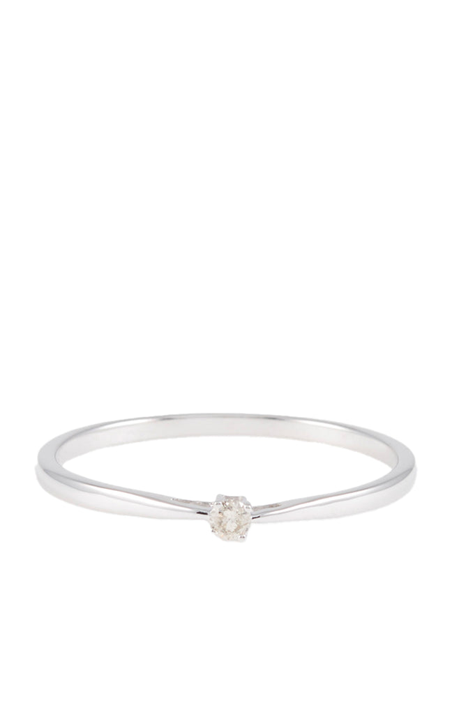Bague Mayte - Or blanc 375/1000 & diamant