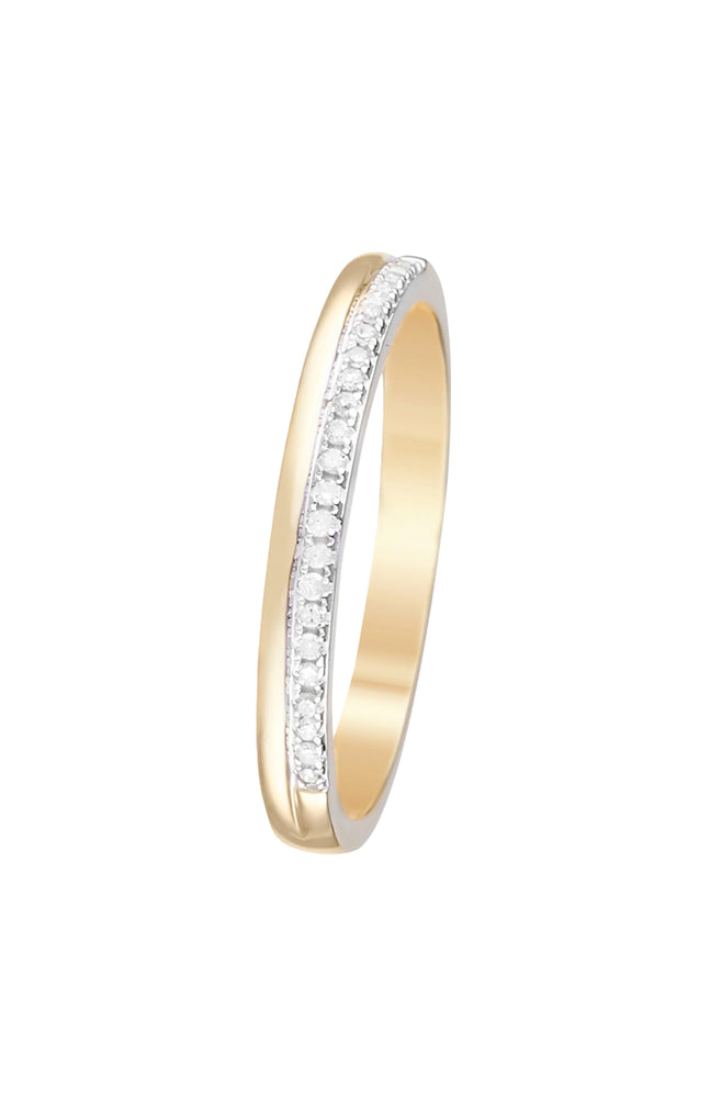 Bague Suprême - Or jaune 375/1000 & diamant