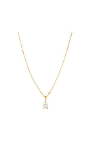 Pendentif Laila - Or jaune 375/1000 & diamant
