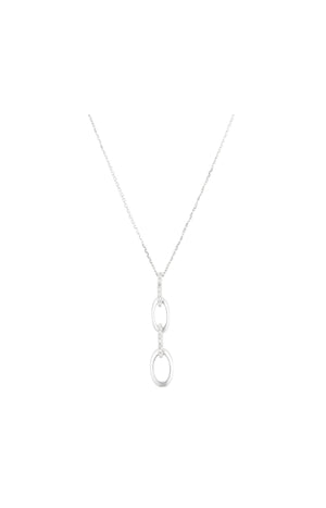 Pendentif Bari - Or blanc 375/1000 & diamant