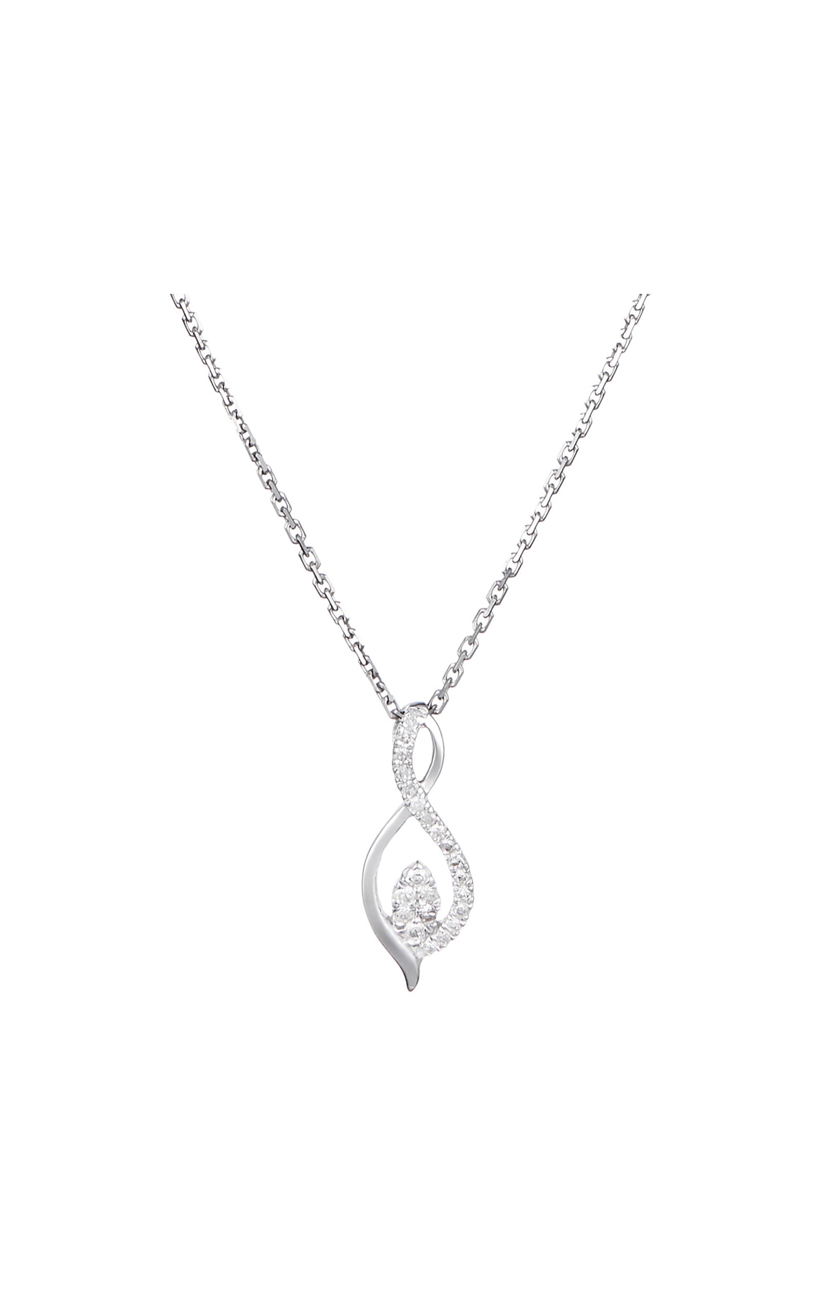 Pendentif Luna - Or jaune 375/1000 & diamant