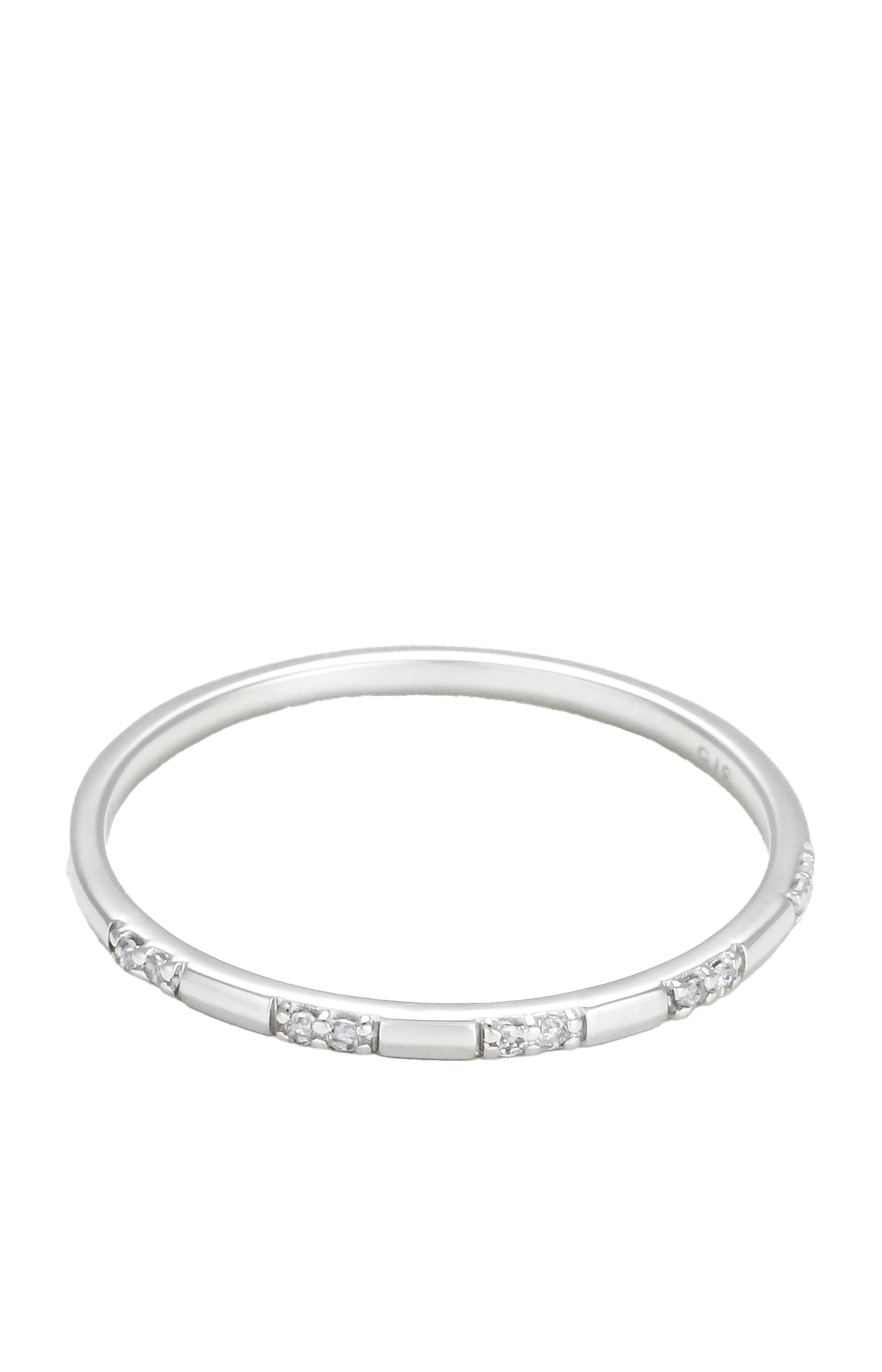 Bague Apollonia - Or blanc 375/1000 & diamant