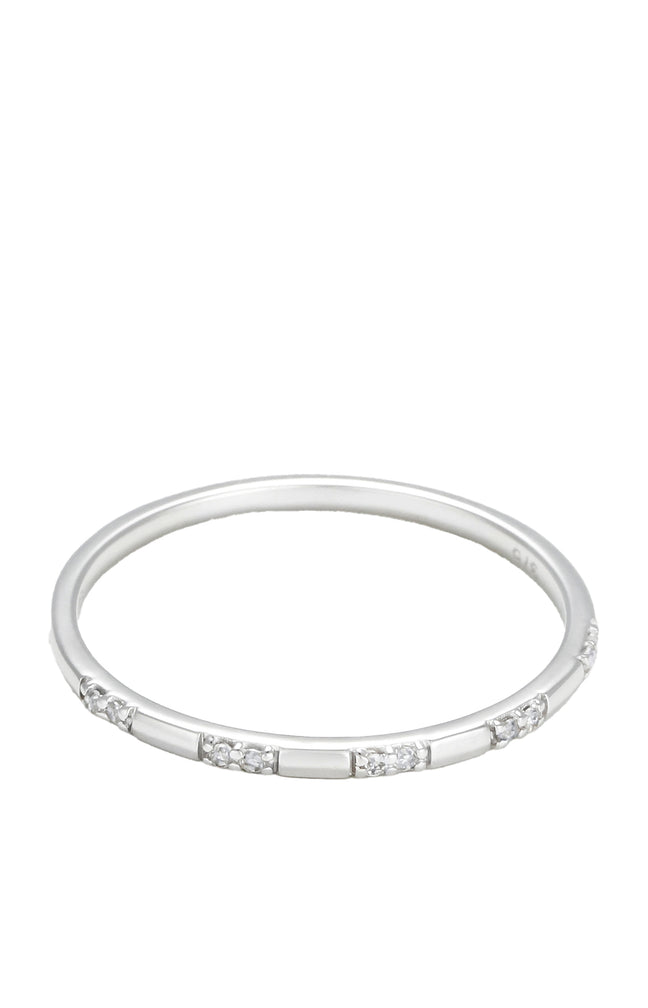 Bague Apollonia - Or blanc 375/1000 & diamant