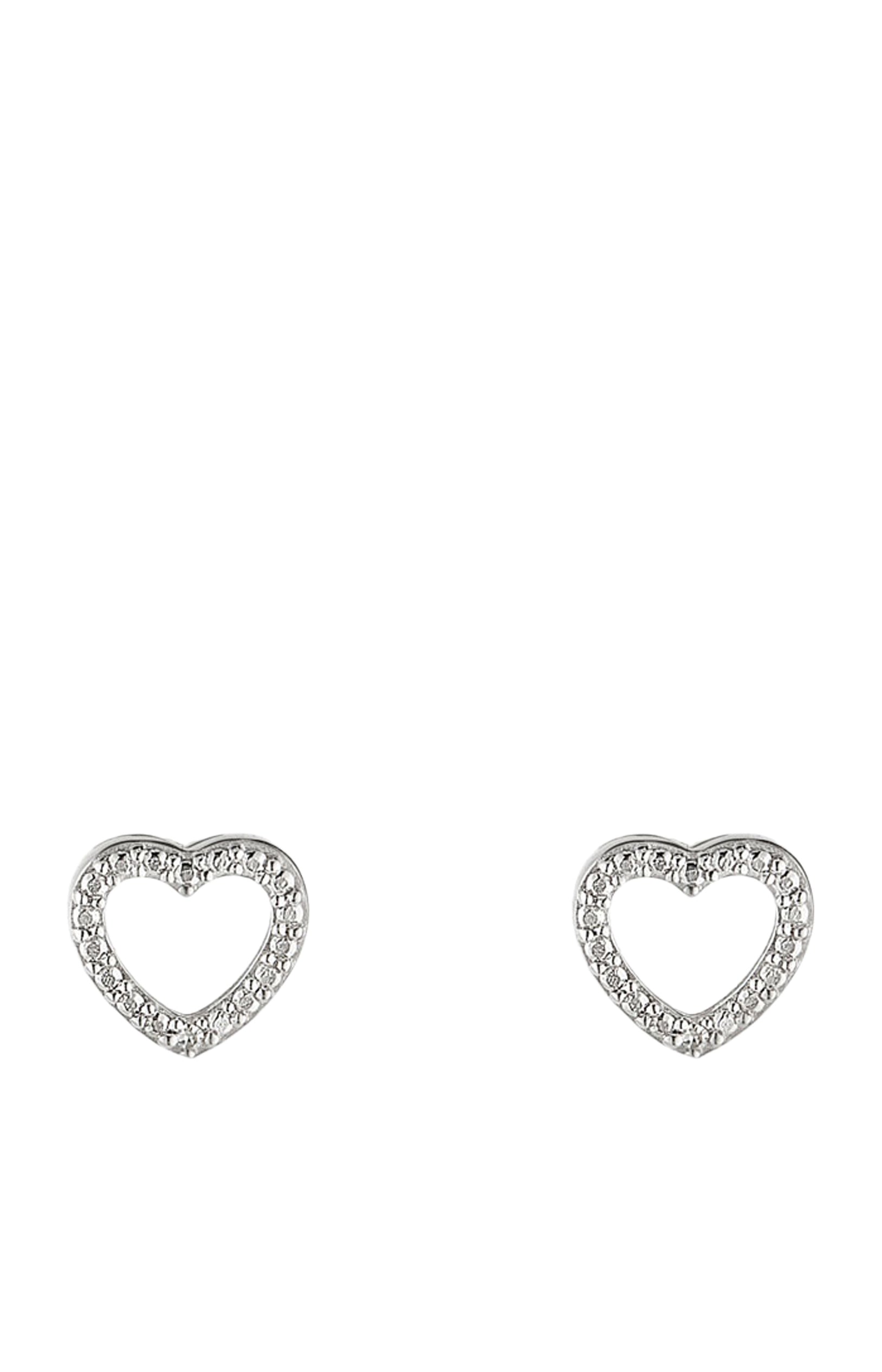 Boucles d'oreilles Cagliari  - Or blanc 375/1000 & diamant