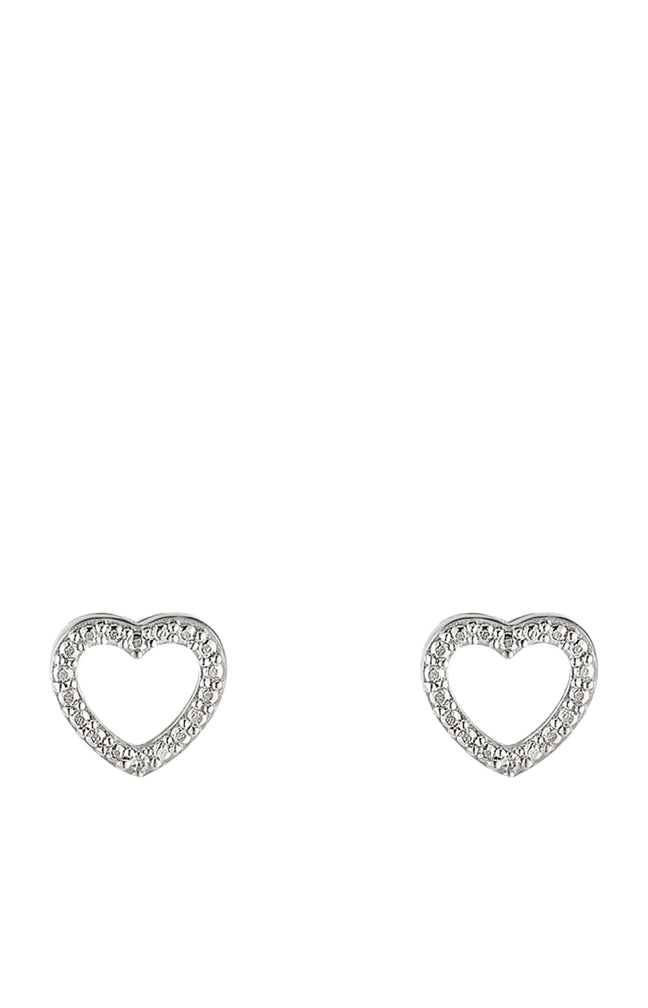 Boucles d'oreilles Cagliari  - Or blanc 375/1000 & diamant