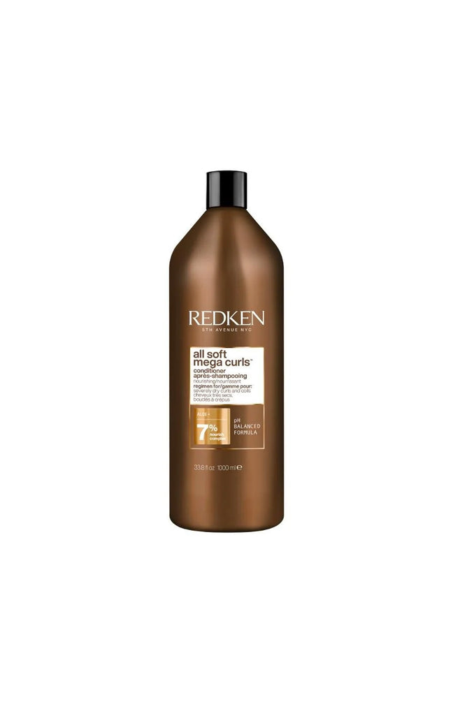 Après shampoing - All Soft Mega Curls - Cheveux bouclés - 1 L