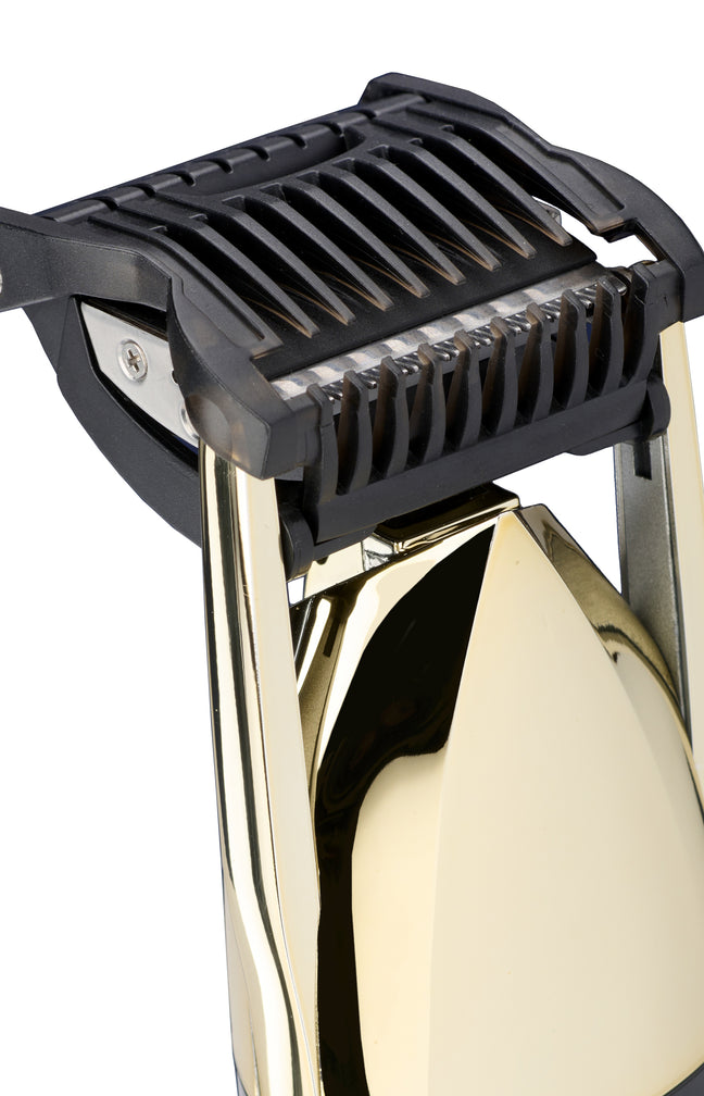 Tondeuse barbe sans fil - Super-X Metal - Bleu marine & doré