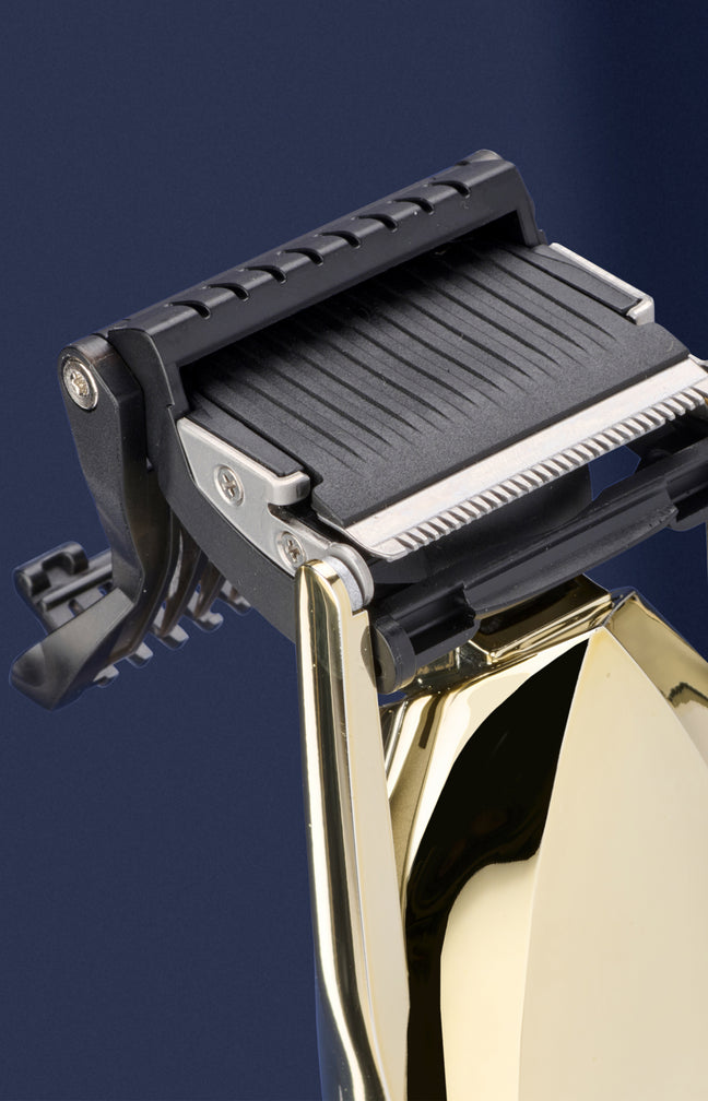 Tondeuse barbe sans fil - Super-X Metal - Bleu marine & doré