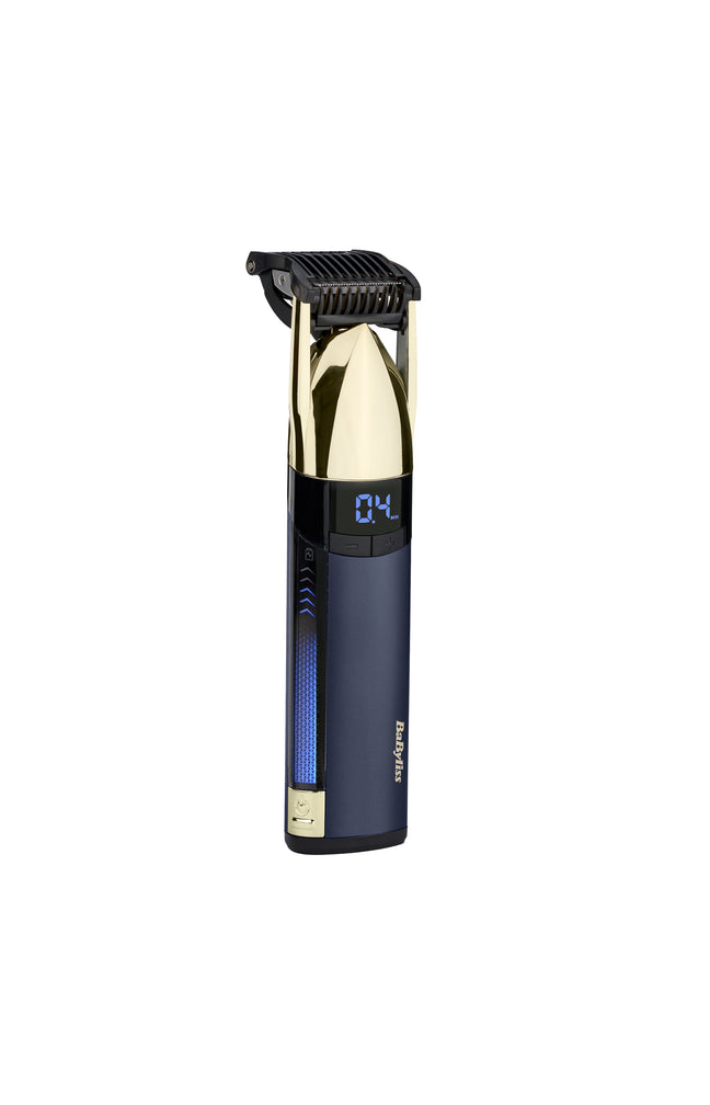 Tondeuse barbe sans fil - Super-X Metal - Bleu marine & doré
