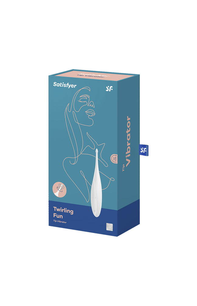 Stimulateur polyvalent - Twirling fun - 12 modes - Blanc