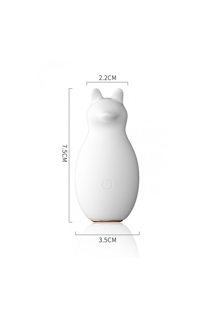 Stimulateur clitoridien - Renard - 10 modes - Blanc
