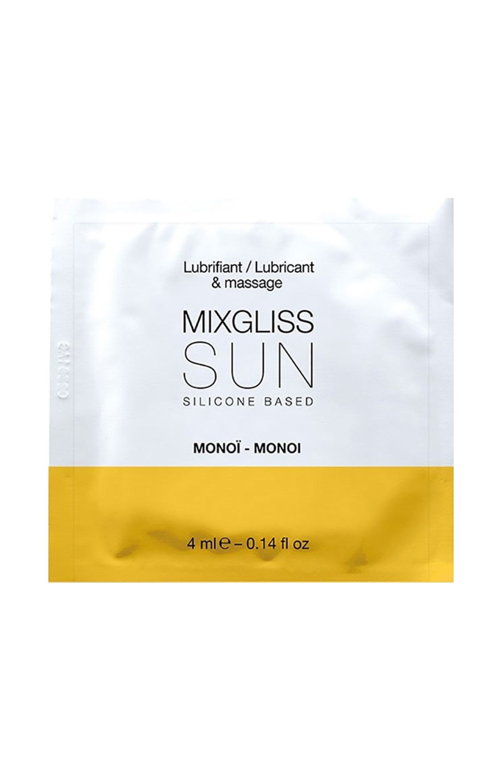 Dosette lubrifiant silicone - Monoï - 4 ml