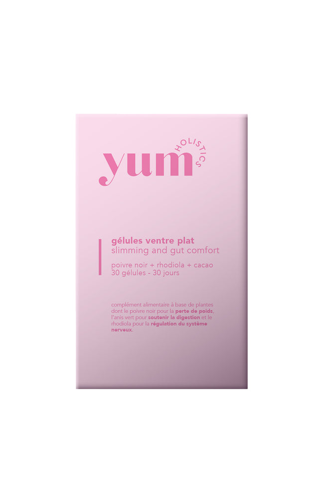 Cure ventre plat - Poivre noir, rhodiola & cacao - 1 mois