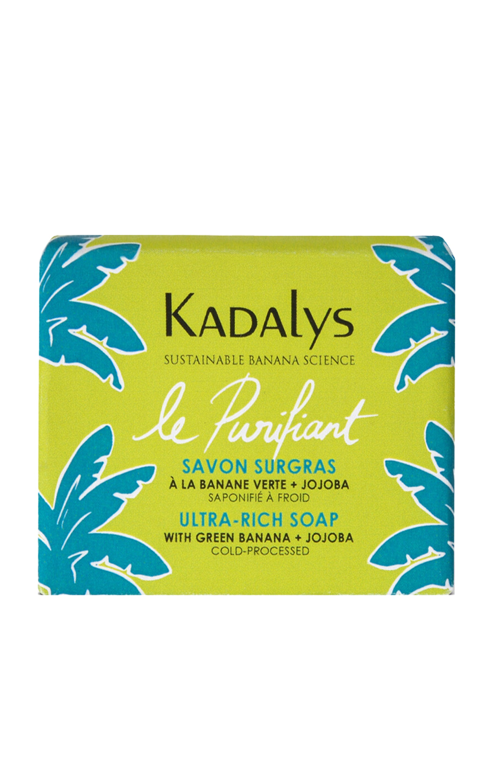 Savon solide purifiant bio - Banane verte - Visage & corps - 80 g
