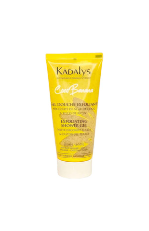 Gel douche exfoliant naturel - Banane & noix de coco - 100 ml