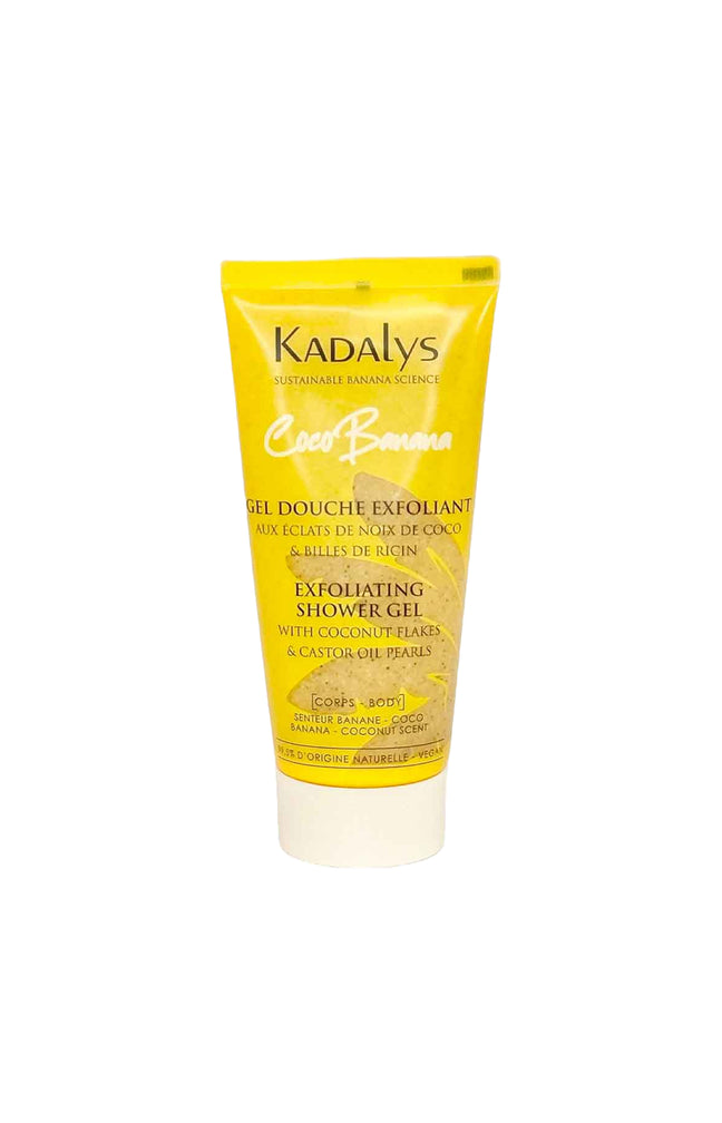 Gel douche exfoliant naturel - Banane & noix de coco - 100 ml