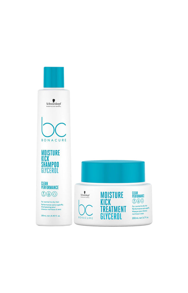 Shampoing & masque hydratant - Moisture Kick - Cheveux secs & cassants