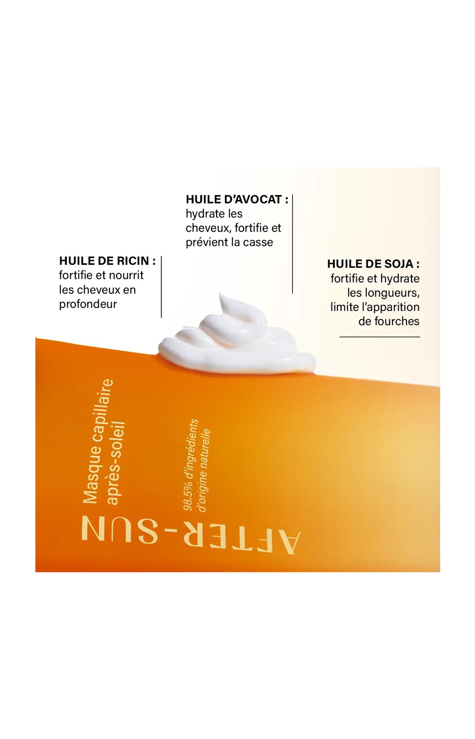Masque capillaire après-soleil - Cheveux - 75 ml