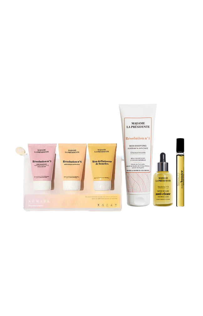 Routine fortifiante - Cheveux bouclés - 3 produits + 1 trousse soin offerte