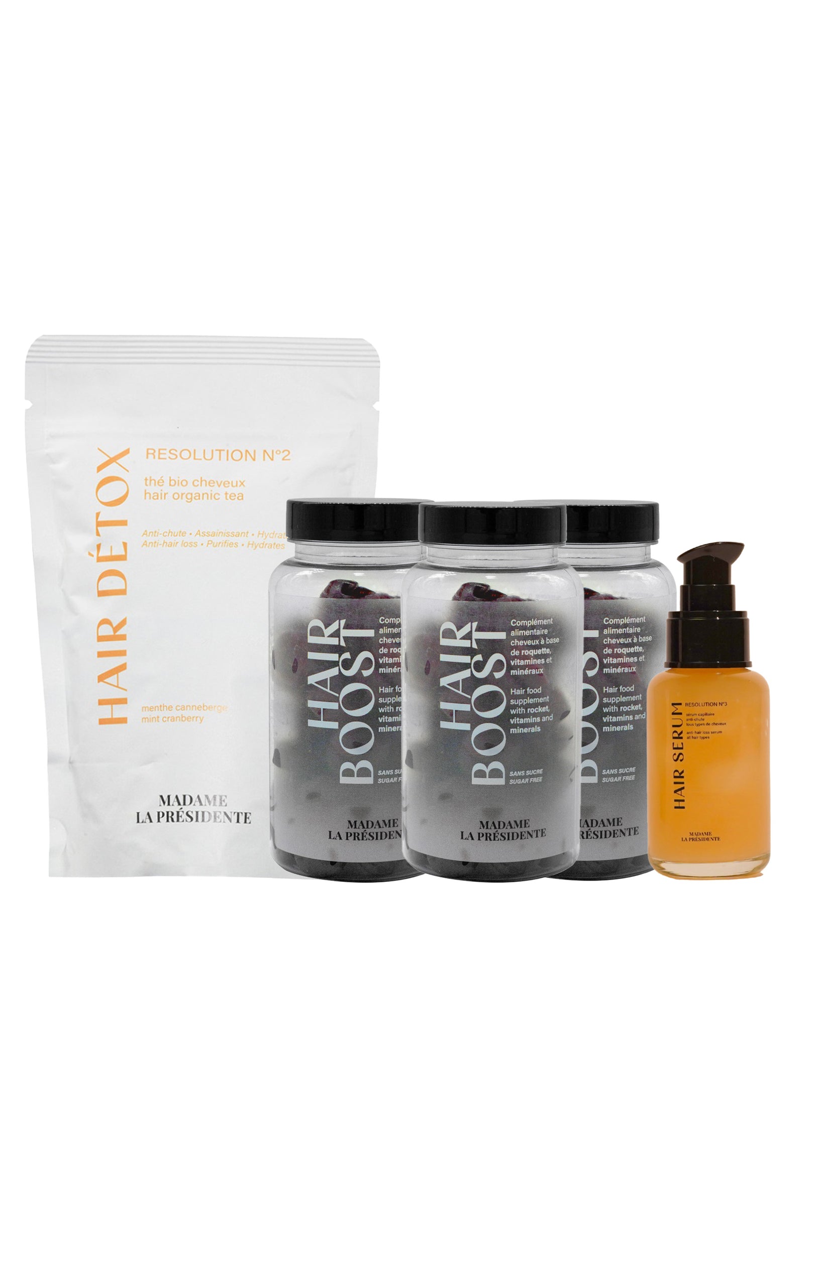 Routine pousse & renforcement - Cheveux & ongles - 5 produits