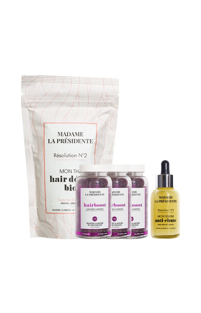 Routine pousse & renforcement - Cheveux & ongles - 5 produits