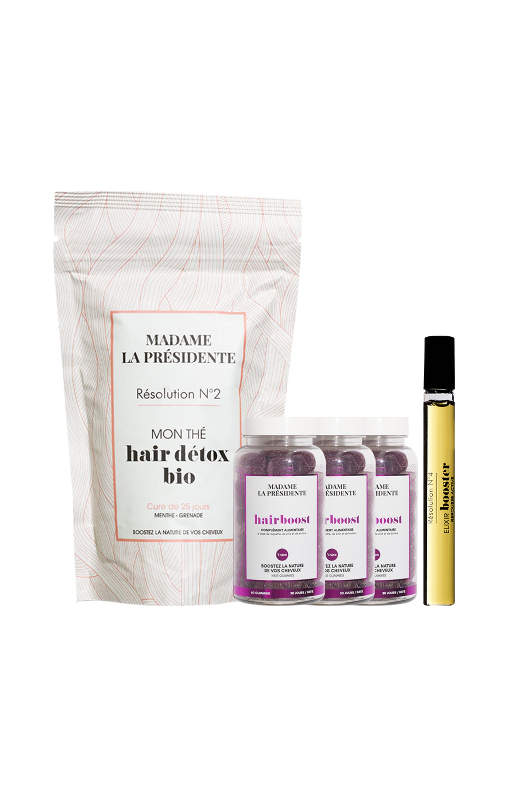 Routine pousse & repousse baby hair - Cheveux & ongles - 5 produits