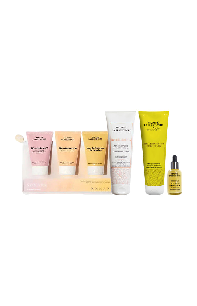 Routine renforcement & nutrition - Cheveux frisés - 3 produits + 1 trousse soin offerte