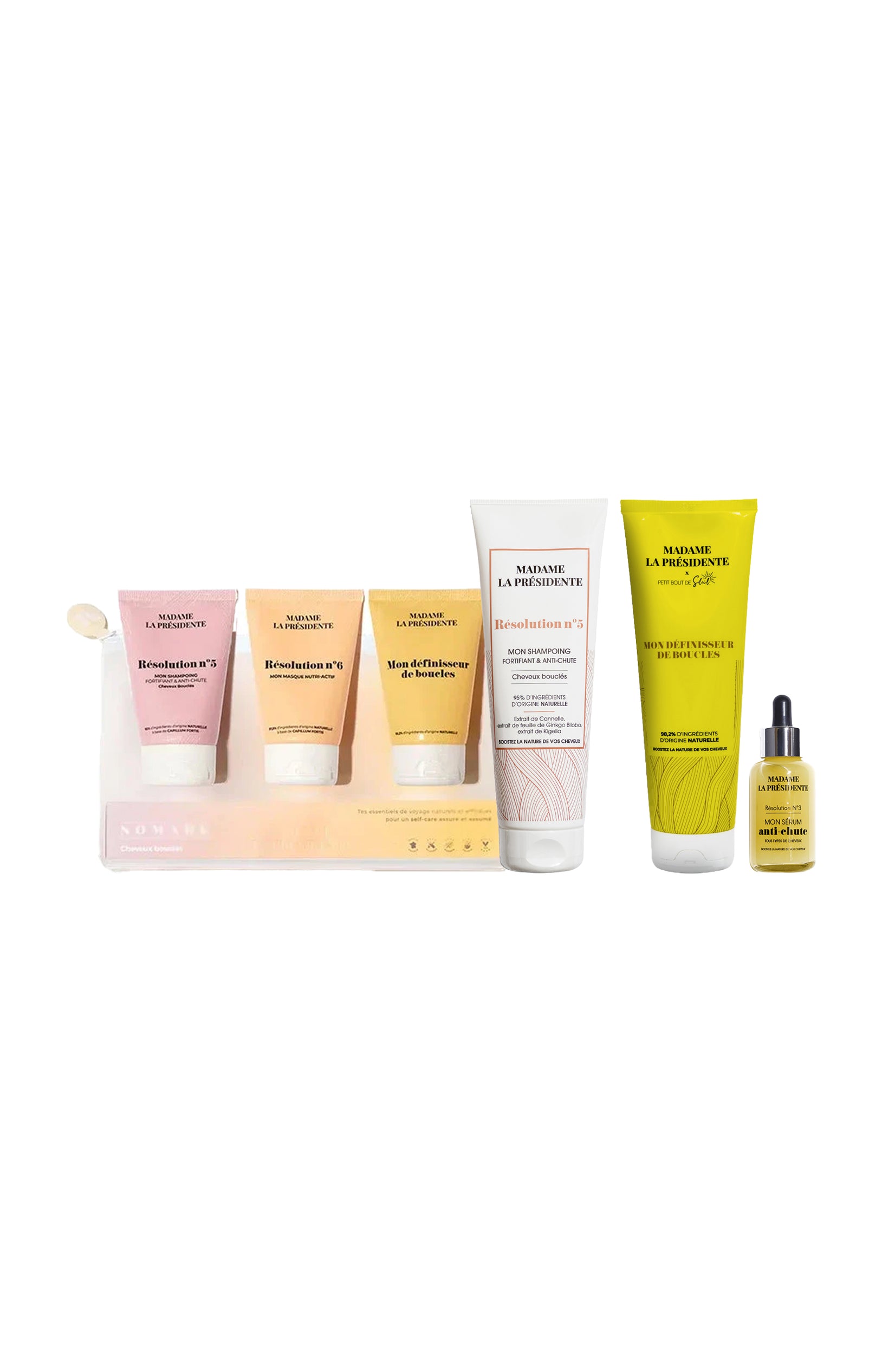 Routine renforcement & nutrition - Cheveux bouclés - 3 produits