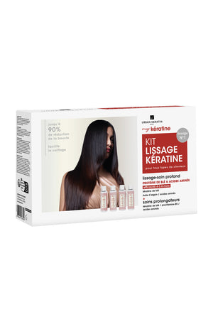 Mini kit de lissage - Kératine - 4 x 100 ml