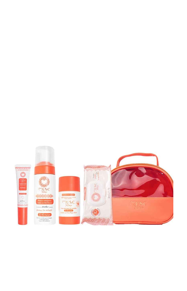 Routine intime - La Charmeuse - Pêche - 5 produits