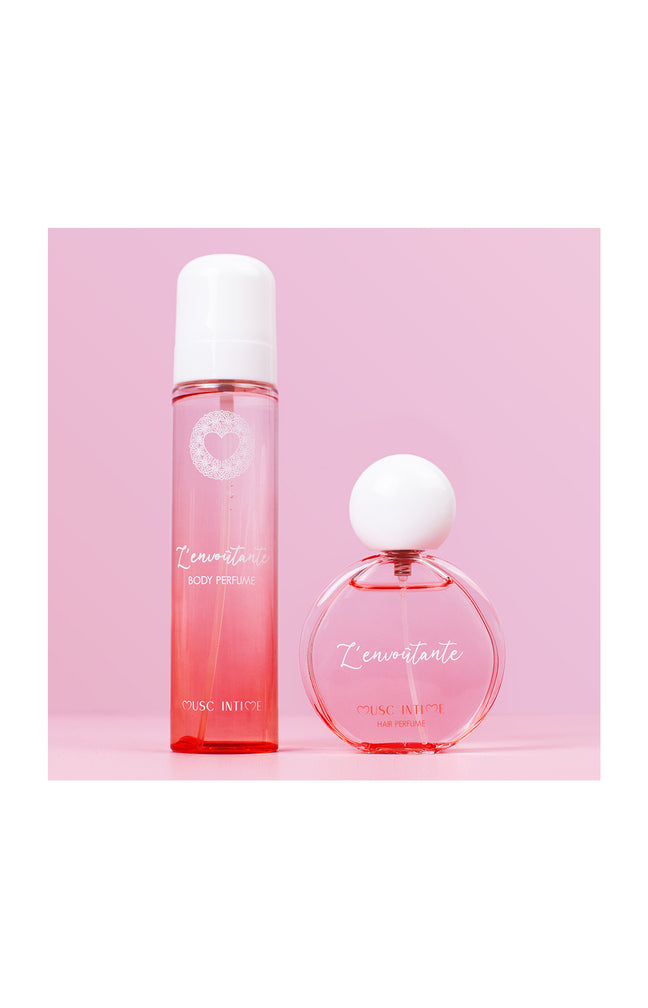 Brume corporelle & parfum cheveux - L’Envoûtante - Rose