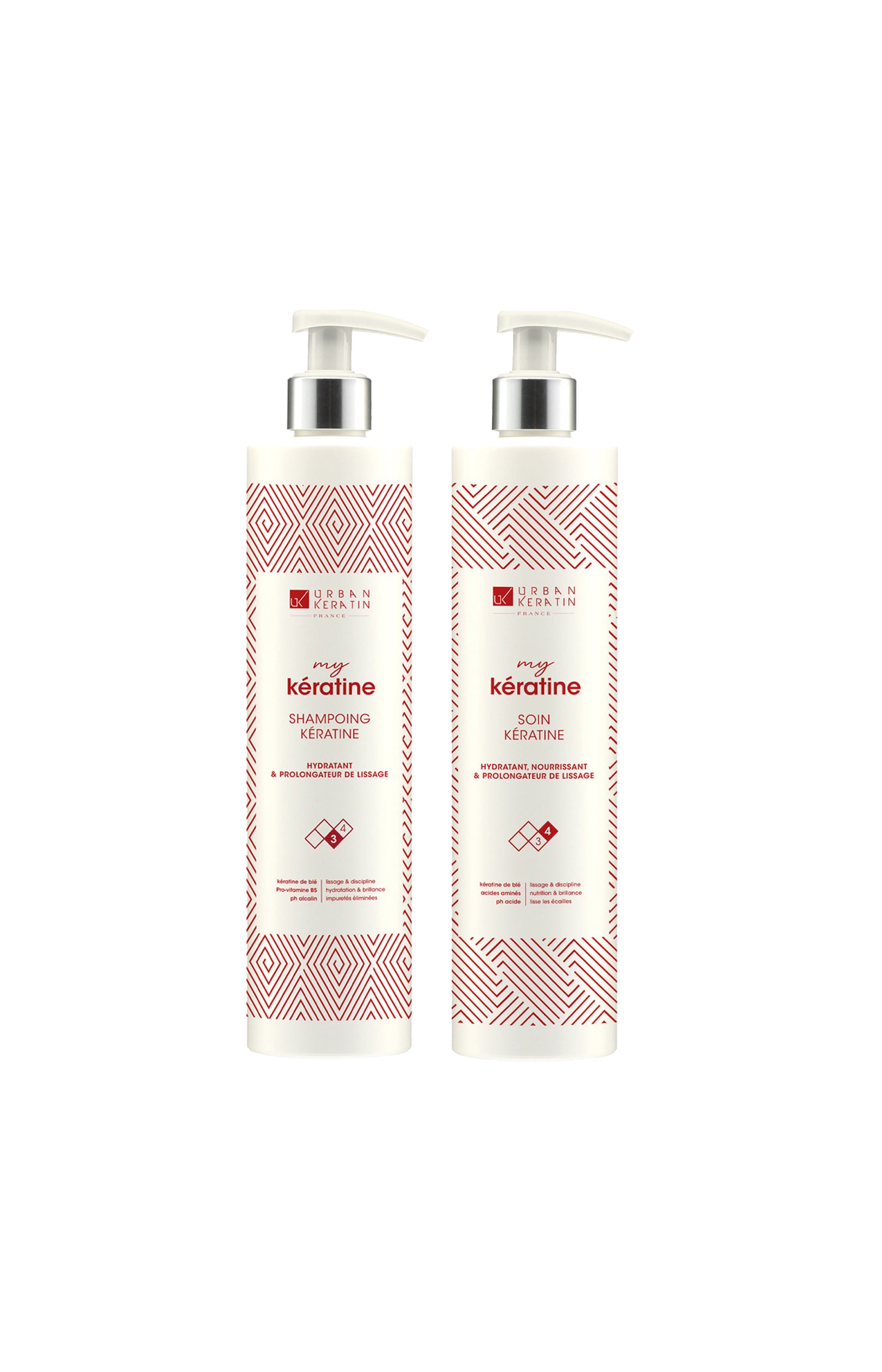 Shampoing & après-shampoing - Kératine - 2 x 400 ml