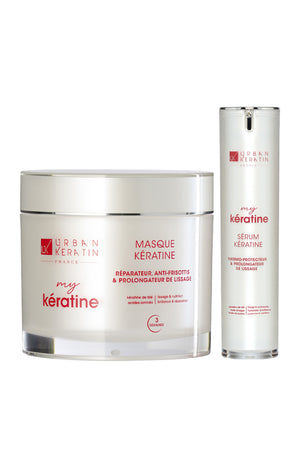 Masque & sérum - Kératine - Cheveux abîmés