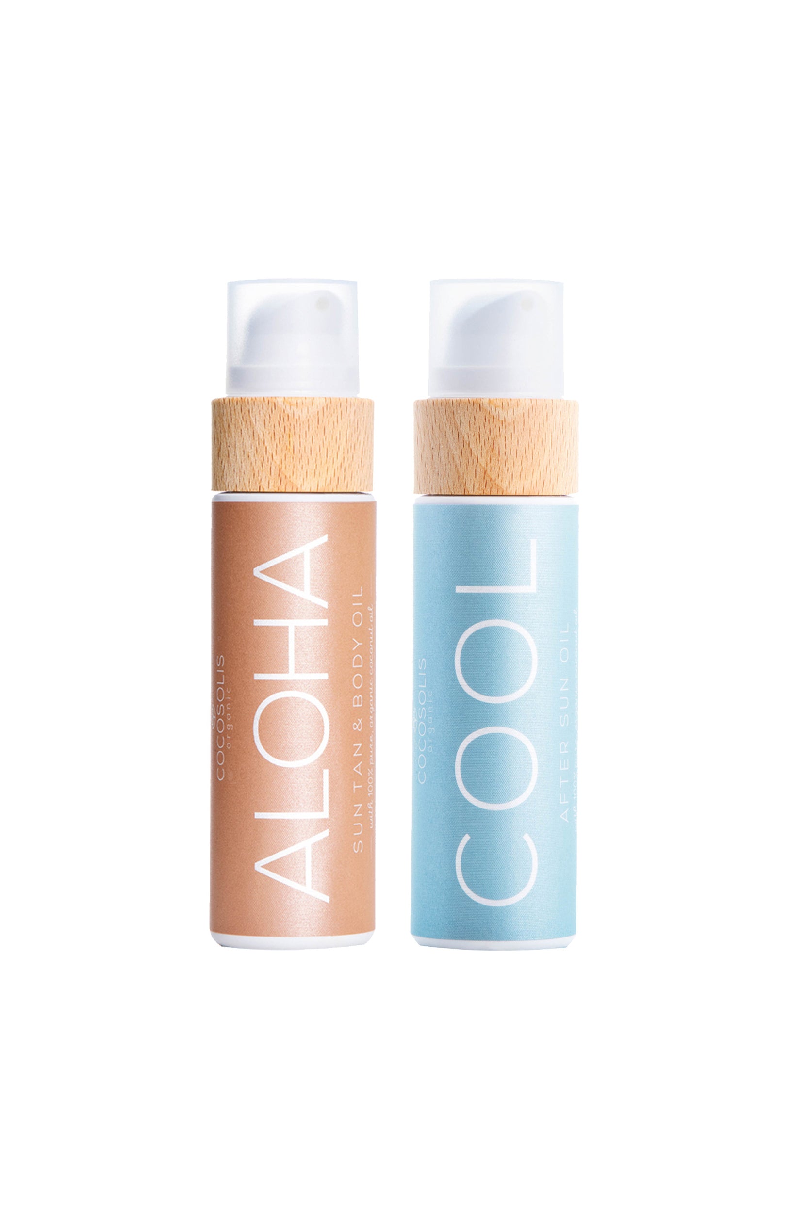 Huile de bronzage & huile après-soleil naturelle - Aloha - Visage & corps - 2 x 110 ml
