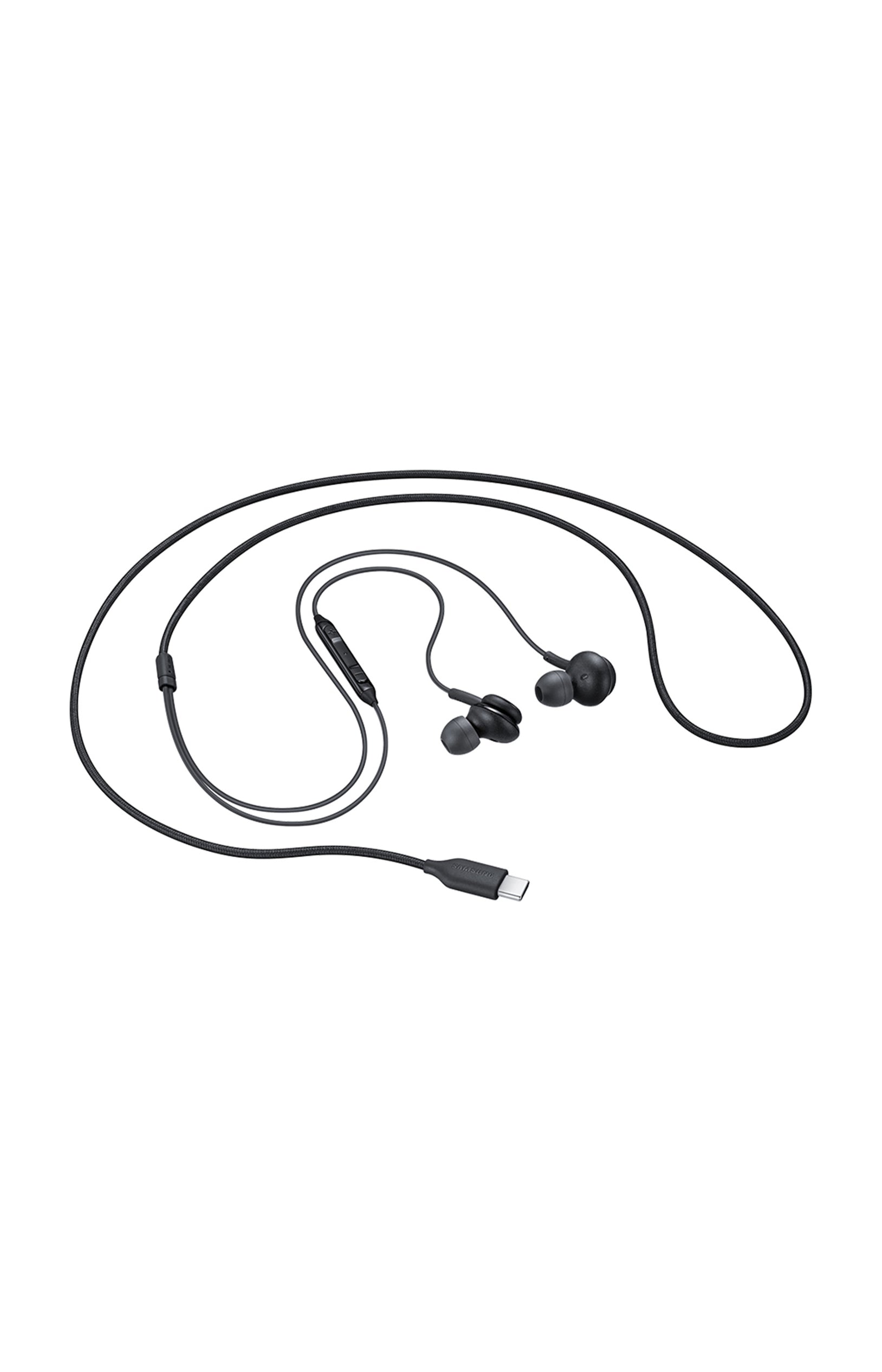 Ecouteurs filaires USB-C - Kit mains libres - Noir