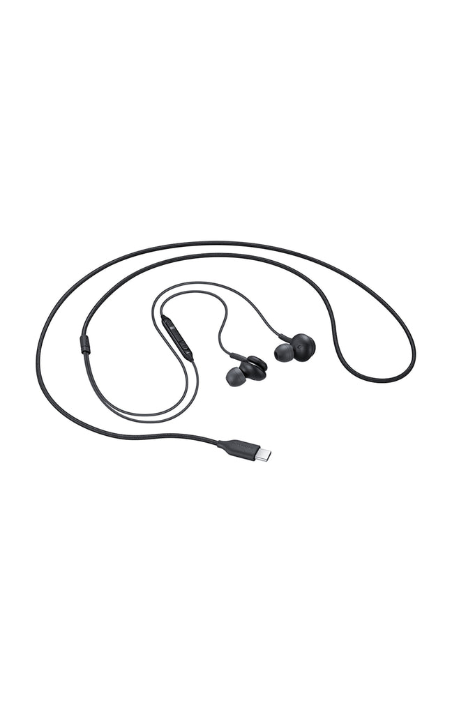 Ecouteurs filaires USB-C - Kit mains libres - Noir